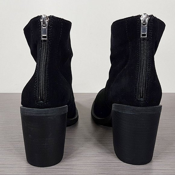 Steve Madden Shrines Bootie, Black Suede - Picture 5 of 10